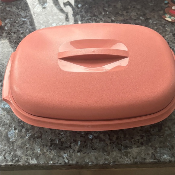 Tupperware Other - Tupperware Microwave Steamer 3 Piece Meal in Minutes Dusty Rose 1273-5